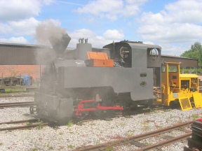 Joffre being steamed, for gauging test run on GVLR