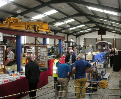 image;- The Running Shed with a number of NG Model Railway Layouts