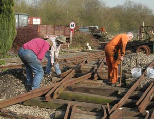 image:- Replacing a point in Brands South Yard