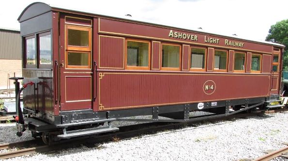 image: Ashover Coach No 4 in Brands South Sidings